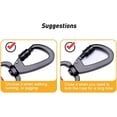 thumbnail image 5 of Bungee Leash for Large Dogs That Pull, No Pull Shock Absorbing Dog Leash, Heavy Duty 6FT Tangle-Free Training Lead up to 110lbs khaki, 5 of 6