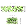 thumbnail image 2 of Jiyike Edging Fence Backyard Fence Garden Artificial Leaf Fence Grass Lawn Flowerbeds Plant Border, 2 of 10