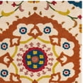 thumbnail image 3 of Transitional Rug - Wyndham Wool Pile -Ivory/Multi-Color:Ivory/Multi,Design:Transitional,Shape:Medium Rectangle,Size:8'L x 5'W, 3 of 3