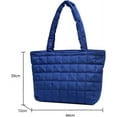 thumbnail image 6 of CoCopeaunt Quilted Tote Bags for Women Lightweight Puffer Padding Shoulder Bag Large Nylon Tote Handbag Zipper Closure, 6 of 6