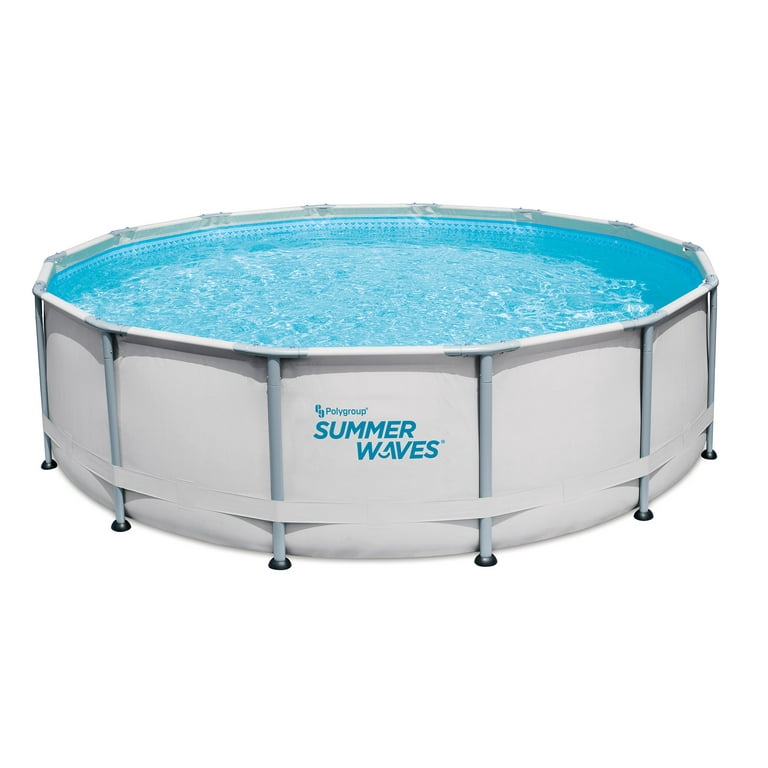 Summer Waves® 14ft Elite Frame Pool with Filter Pump, Cover, and Ladder