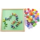 thumbnail image 5 of Tablero de cien matemáticas de madera, contando hasta 100 para jardín de infantes, tablero de números 1-100 para niños pequeños, juguete de conteo para matemáticas, tablero de juego de matemáticas Namotu CZBG-HQ147-1, 5 of 6