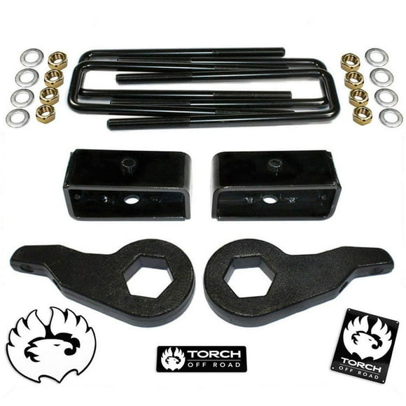 TORCH 3" Front 2" Rear Leveling Lift Kit For 1988-1998 Chevy GMC K1500 4X4 4WD Z71