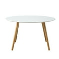 thumbnail image 5 of Convenience Concepts Oslo Table Basse Ronde, Blanc Lustré, 5 of 5