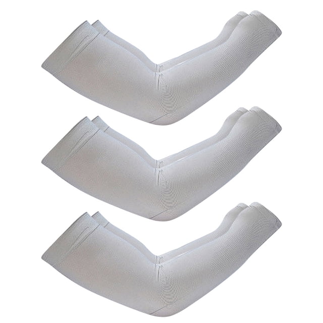 3 pares de guantes de protección solar sueltos de gran tamaño manga de hielo ciclismo manga de hielo protector de brazo de viaje al aire libre MFZFUKR BST3015353-4