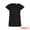Black, variant on Unique Bargains Women's Pleated Neck Top Cap Sleeve Casual Work Blouse 2XL Black