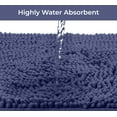 thumbnail image 5 of Bathroom Mat By LuxUrux-Extra-Soft Plush Bath Shower 20 x 30'' Bath Mat,1'' Chenille Microfiber Material, Super Absorbent Shaggy Bath Rug. Machine Wash & Dry, 5 of 9