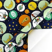 PVCS Spaceship Cute Children's Toy Birthday Gift Wrapping Paper Book Cover Paper