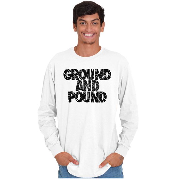 Ground Pound Muay Thai Fighter Long Sleeve TShirt Men Women Brisco Brands X