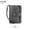 Gray#2819, variant on RFID Blocking Leather Wallet for Women with Wrist Strap, Vintage Three-Fold Design, Large Capacity Card and Coin Purse