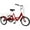 Red-16", variant on MOONCOOL 16 inch Kids Tricycle, Single-Speed Three Wheeled Bike for 3'9" to 4'9" 3-13 Year Old Boys & Girls, Children Stable Trike with Large Rear Basket