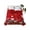 Red, variant on Love Black, Twim XL Size Flat Sheet, Wrinkleproof & Fadeproof Cooling Flat Bed Sheet Only, Saint Valentine's Heart Boho Dot Plaid Stripe Breathable Soft Bedding Top Sheets 66 x 102 Inches