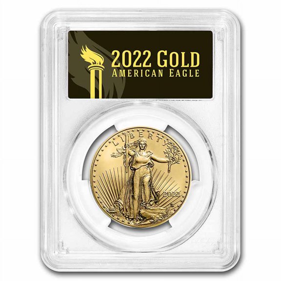 2022 1 oz American Gold Eagle MS-70 PCGS (FS, Black Label)