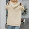 thumbnail image 3 of Color Block Hoodies for Women 2025 Long Sleeve Zip Up Essentials Hoodie with Pockets Hooded Sweatshirt Women Jacket, 3 of 8