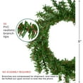 thumbnail image 4 of Northlight Canadian Pine Artificial Mini Christmas Wreath - 8" - Unlit, 4 of 5