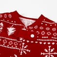 thumbnail image 6 of Matching Family Pajamas Sets Christmas PJ's Snowflake Print Top and Pants Bottom Sleepwear, 6 of 6