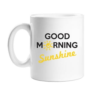 Cute Coffee Cup, Tea, Hot Chocolate, Pincurl Girl Coffee Mug, Good Morning  Sunshine