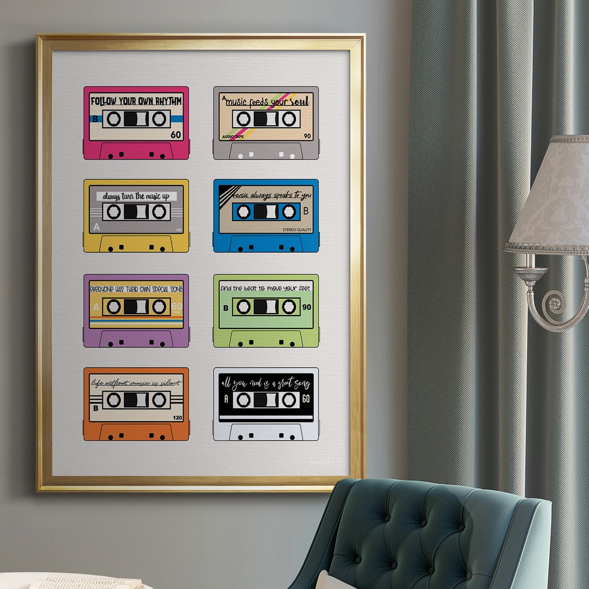 Musical Inspiration Premium Framed Print - Ready to Hang