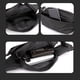 thumbnail image 4 of Hukapapa Riñonera cruzada para hombre, riñonera impermeable grande, riñonera de moda negra, 4 of 6