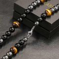 thumbnail image 5 of Vintage Black GallstoneStone Necklace Natural Stone Hematite Bracelet Suitable For Women And Men, 5 of 5
