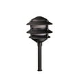 thumbnail image 3 of Best Pro Lighting Low Voltage Landscape Light BPL302 Pagoda Cast Aluminum 3 Tier Black, 3 of 9