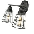 thumbnail image 4 of 3382-BN-Millennium Lighting-2 Light Bath Vanity-10.5 Inches Tall and 15.25 Inches Wide-Brushed Nickel Finish, 4 of 5