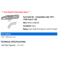 thumbnail image 2 of Fuel Tank Kit - Compatible with 1997 - 1998 Ford F-150, 2 of 2