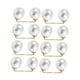 thumbnail image 2 of 8 broches de perlas artificiales, elegantes y discretos, ideales para realzar la belleza de tu escote. Blanco, 2 of 9