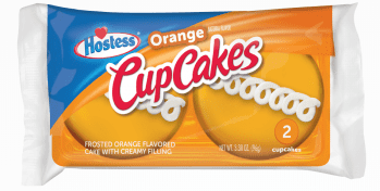 Hostess Orange Cupcake Single Serve 3 38 Ounces 2 Count Walmart Com Walmart Com