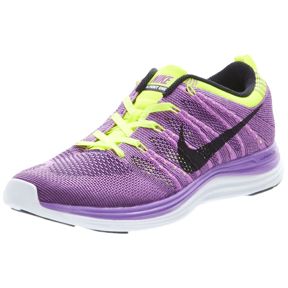 Nike - Nike Flyknit One+ Men's Running Shoe, 8M. GRAND PURPLE/BLACK ...