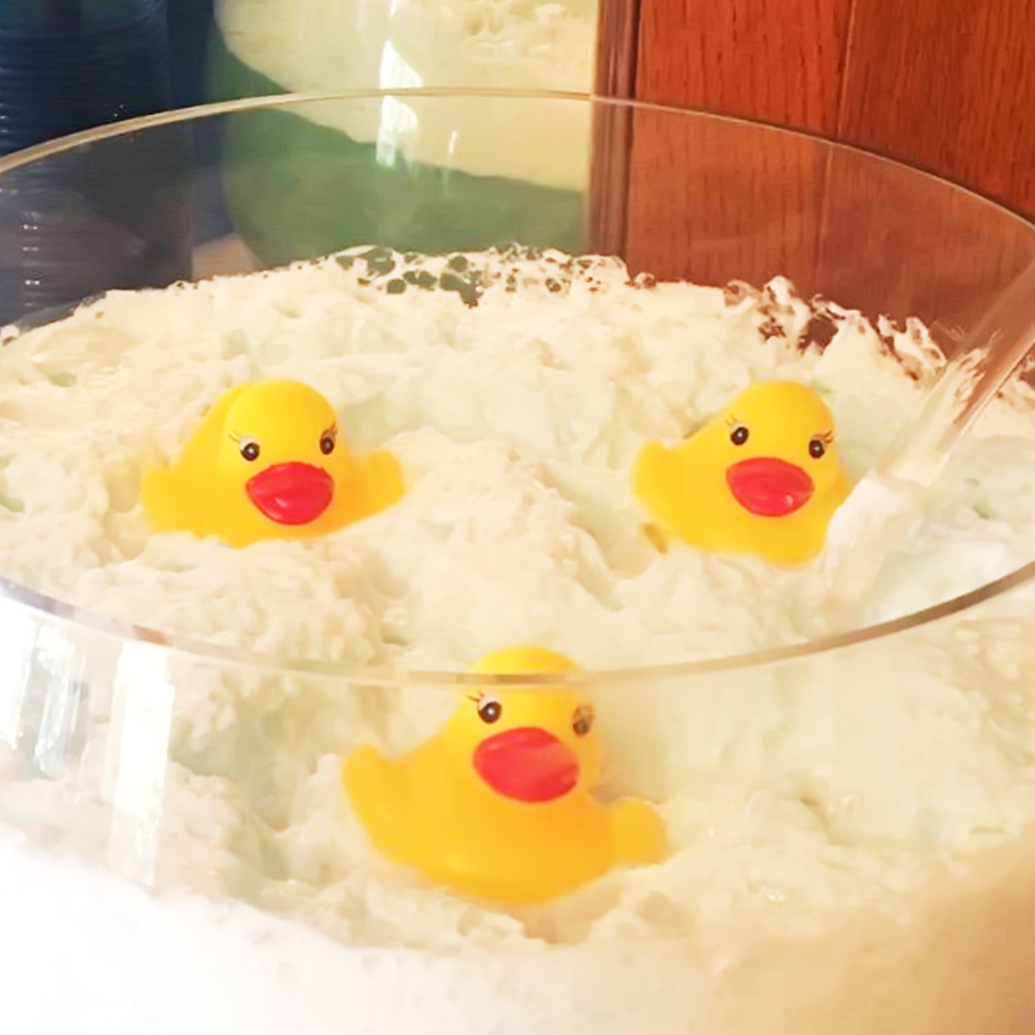 Novelty Place 48Pcs Plastic Duck Float Ducky Baby Bath Shower Toy, Yellow Mini Bath Duckies - Birthday Gift Party Favor Bathtub Decoration
