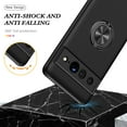 thumbnail image 7 of Allytech for Google Pixel 8 Pro 6.7" Case Cover, Rugged Hybrid Ring Holder Stand Compatible with Car Mount Anti-Scratch Bumper Phone Case for Google Pixel 8 Pro 6.7" - Black, 7 of 7