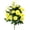 Z5#Yellow,13.8 Inch, variant on Artificial Mums for Outdoors,12.2x6.6 Inch UV Resistant Faux Silk Daisy Plastic Greenery Plants,Reusable Fake Mums Porch,Realistic Faux Fall Daisy Floral Stems,Autumn Daisy Bush for Vase,Garden