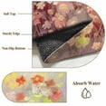thumbnail image 6 of Round Rugs 3.3Ft, Orange Spring Floral Round Area Rug Washable Indoor Throw Carpet, Modern Oil Painted Daisy Botanical Soft Non Slip Circle Rug for Laundry Room Patio Home Decor Aesthetic, 6 of 8