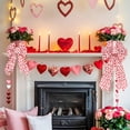 thumbnail image 1 of Regalo de decoración en forma de lazo en forma de corazón para el Día de San Valentín para decoración romántica, aniversario o boda, 1 of 6
