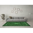 thumbnail image 3 of Ahgly Company Indoor Round Persian Emerald Green Traditional Area Rugs, 7' Round, 3 of 4