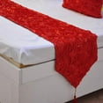 thumbnail image 1 of tres edredón rosa cama tiro decorativo cama final bufanda cama almohadilla rojo BLESIY Corredor de cama de edredón, 1 of 8