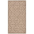 thumbnail image 2 of Safavieh Courtyard Lavern Geometric Indoor/Outdoor Area Rug, Brown/Bone, 2'7" x 5', 2 of 13