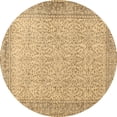 thumbnail image 1 of Ahgly Company Machine Washable Indoor Round Persian Brown Traditional Area Rugs, 8' Round, 1 of 4
