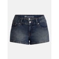 thumbnail image 5 of No Boundaries Low Rise Denim Shortie Shorts, 2'' Inseam, Women’s 00-20, 5 of 5