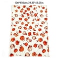 thumbnail image 3 of Tepsmf Fall Fleece Throw Blanket, Autumn Pumpkin Spice and Everything Nice with Harvest Pumpkins Leaves and Wheat, Soft Blanket for Couch,Cozy,Warm,Lightweight,39 x 59 Inch, 3 of 7