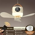 thumbnail image 3 of USB Hanging Fan Lamp for Outdoor Camping Car And Dormitories 4 Speed Setting And Timer Option, 3 of 8