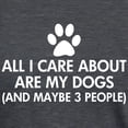 thumbnail image 3 of CafePress - All I Care About Are My Dogs T Shirt - Womens Tri-blend T-Shirt, 3 of 4