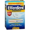 Efferdent PM Overnight Anti-Bacterial Denture Cleanser Tablets 90 ea (Pack of 6)