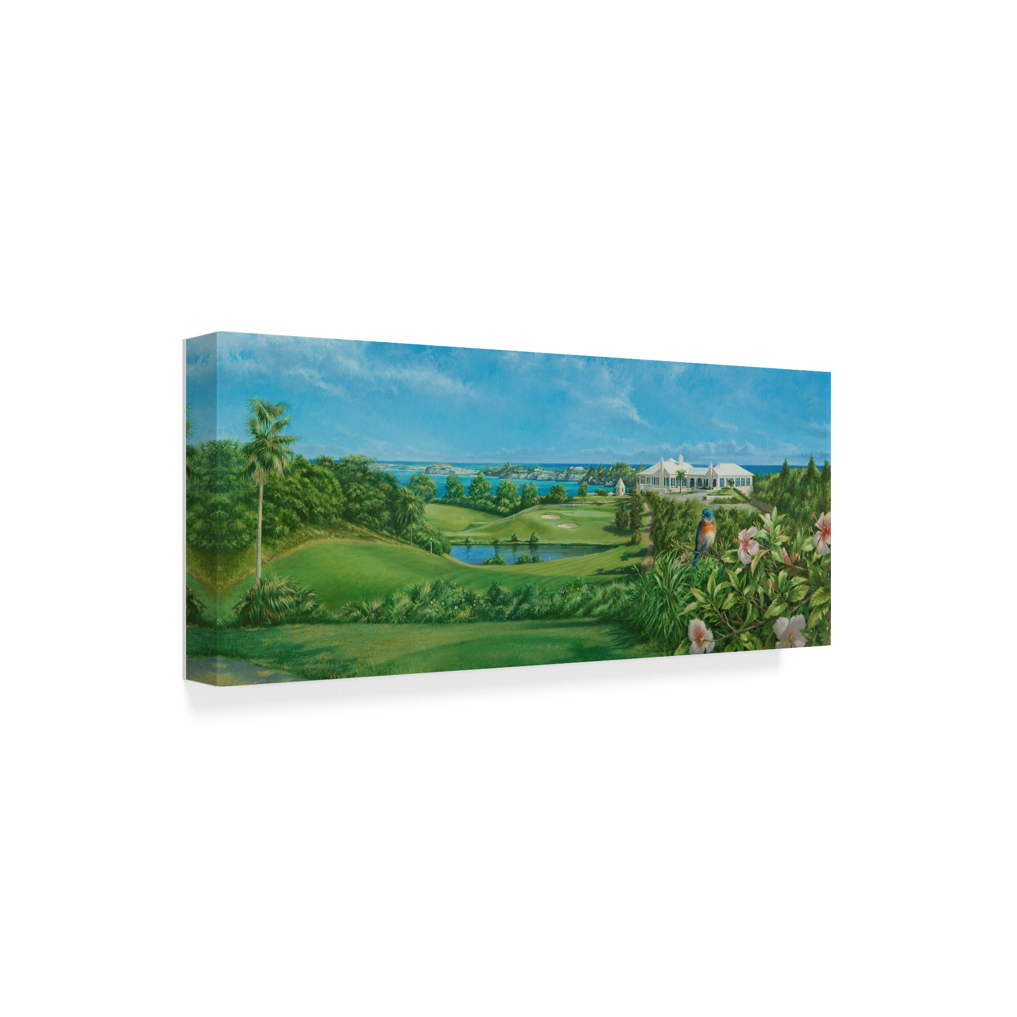 Trademark Fine Art 'Golfcourse' Canvas Art by Michael Jackson