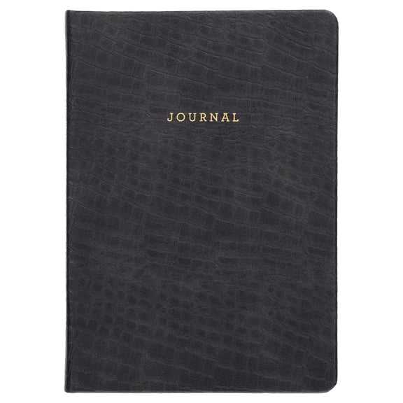 Pen+Gear Grey Crocodile Ruled Journal, 6” x 8”, 256 Pages