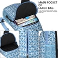 thumbnail image 4 of Crossbody Sling Backpack for Women Men Blue Hawaiian Sea Turtle Print Shoulder Sling Crossbody Casual Chest Bag for Travel Sports Running Hiking, 4 of 6