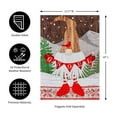thumbnail image 2 of Evergreen Gnoel Gnome Garden Suede Flag, 2 of 5