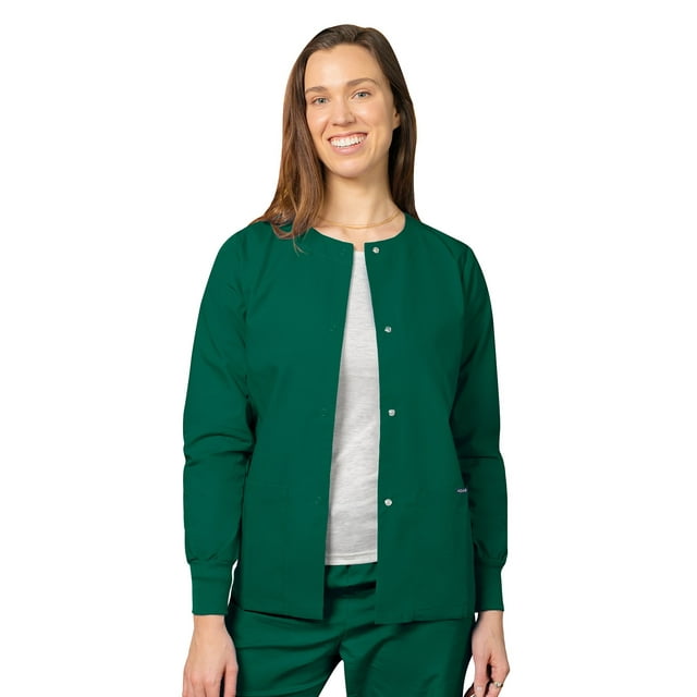 Adar Uniformes Médicaux pour Femmes - Veste de Gommage à Col Rond