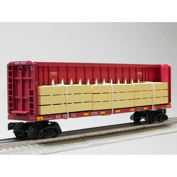 Lionel Norfolk Southern O CENTERBEAM FLATCAR #120112 O Gauge 2343081